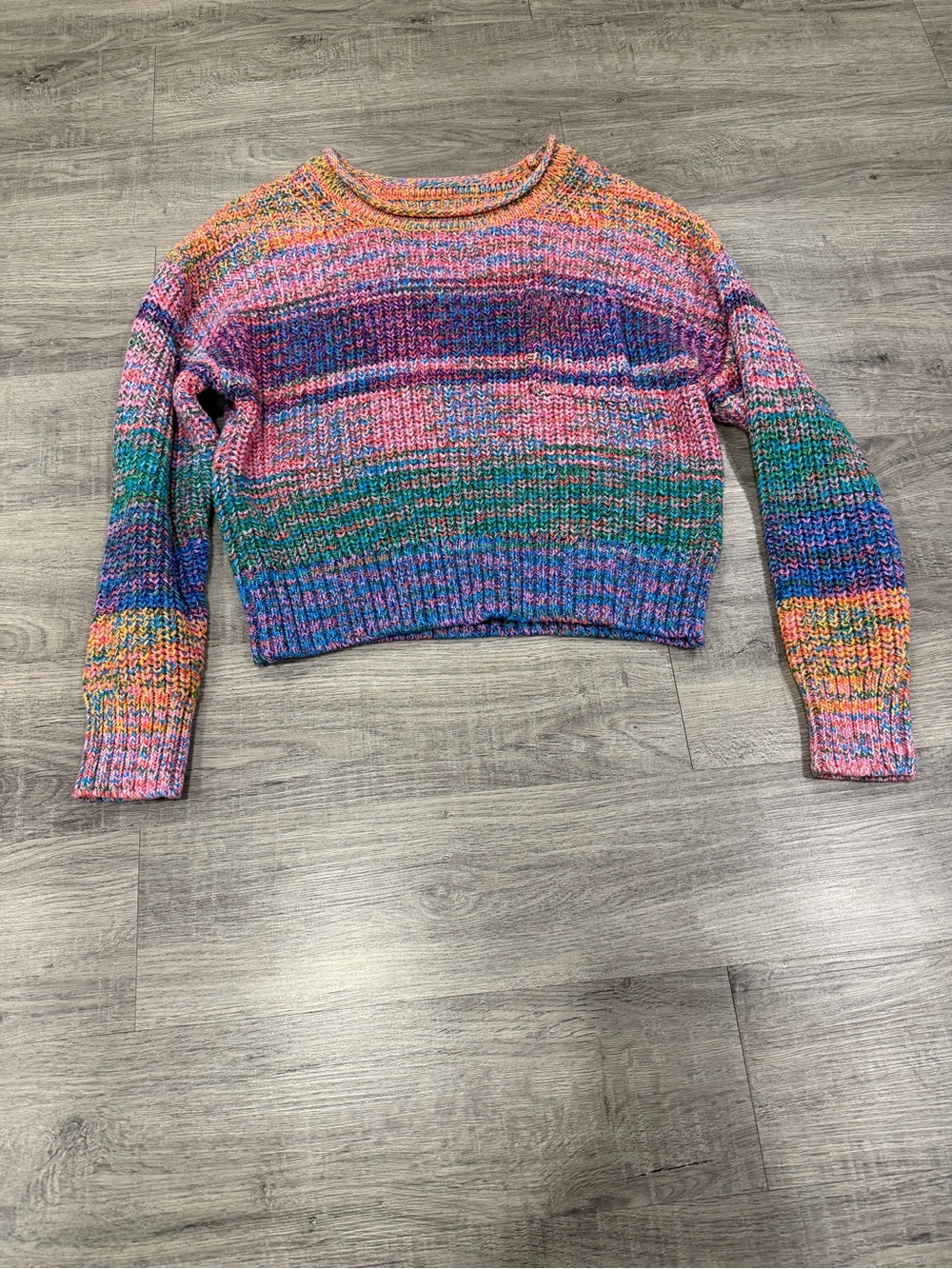 NWT GAP Women’s Multicolor Knitted Crewneck Sweater